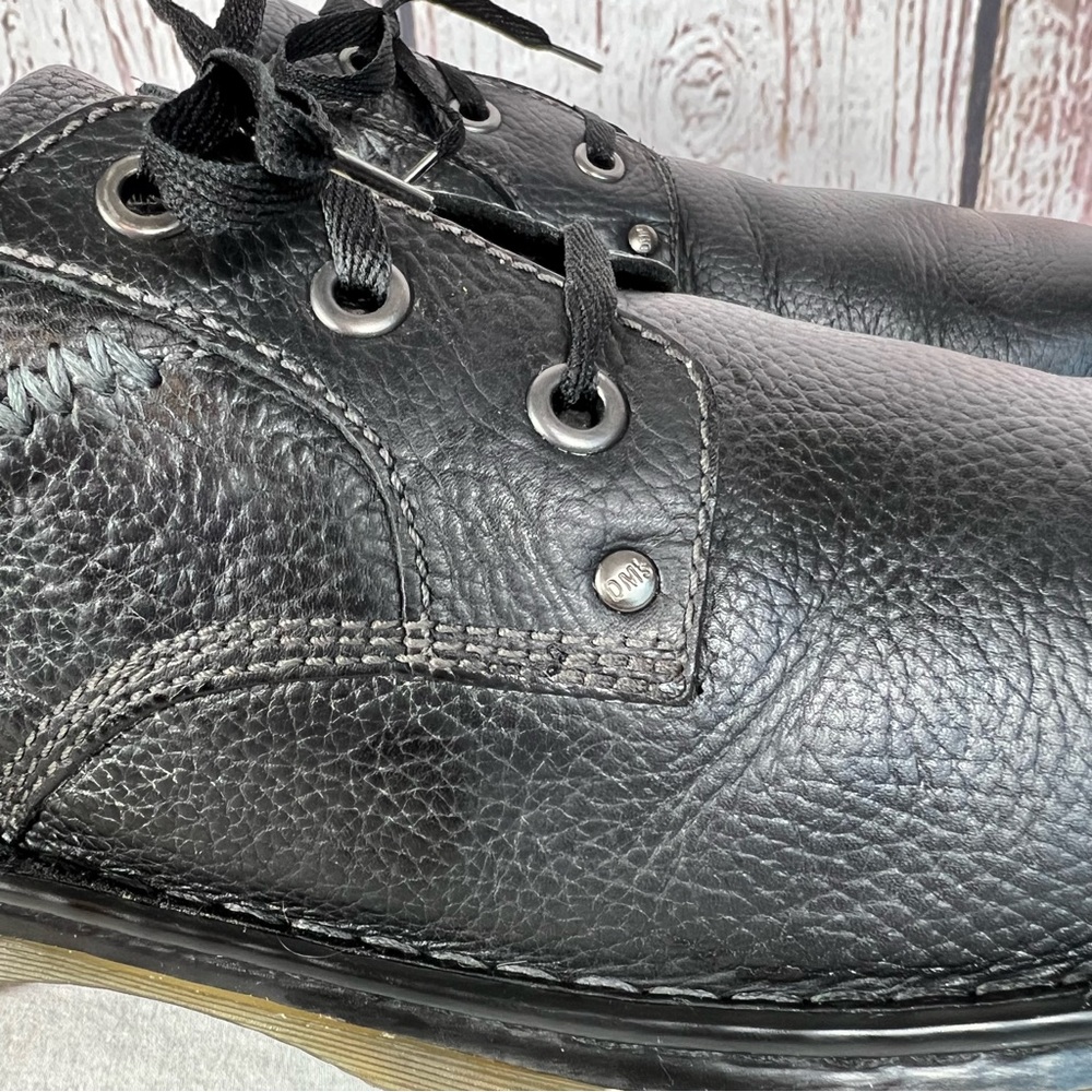 Dr. Martens Doc 12079 Pebbled Leather Lace Up Air Cushion Oxford Shoes SZ 13 US - Picture 4 of 16